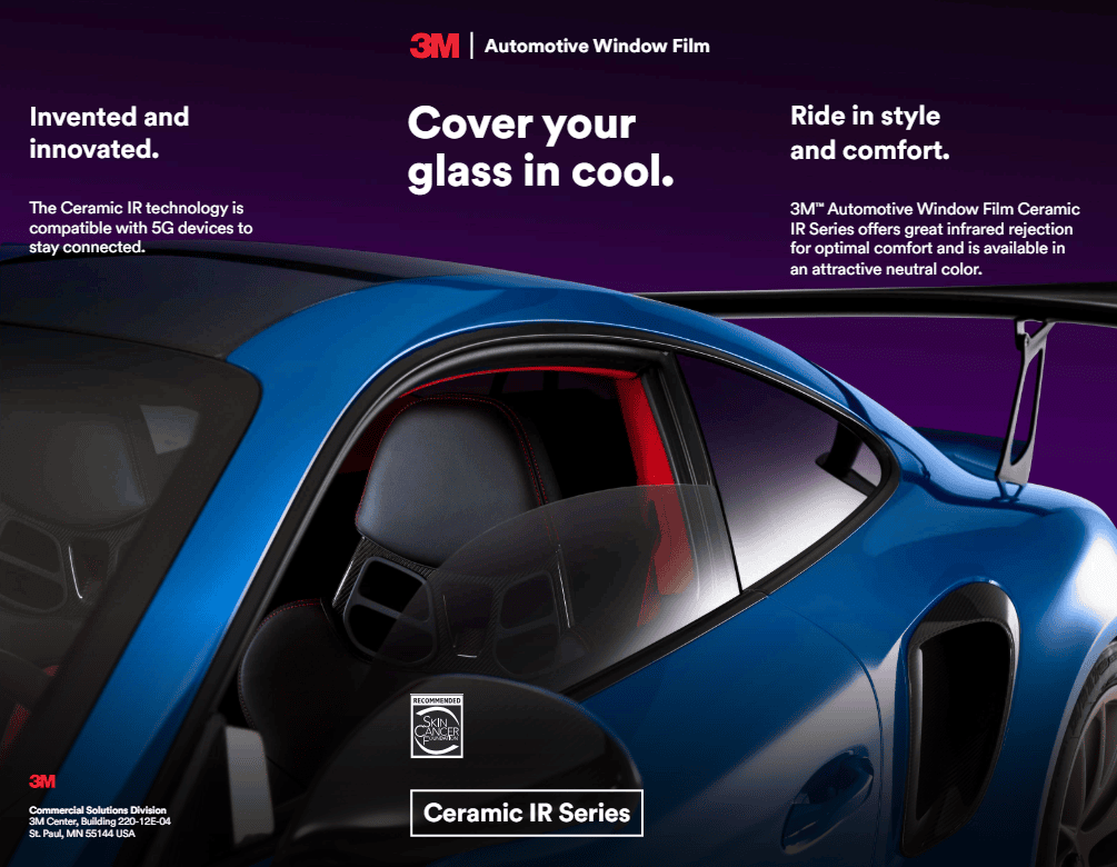 3M Ceramic IR Series Automotive Window Film
